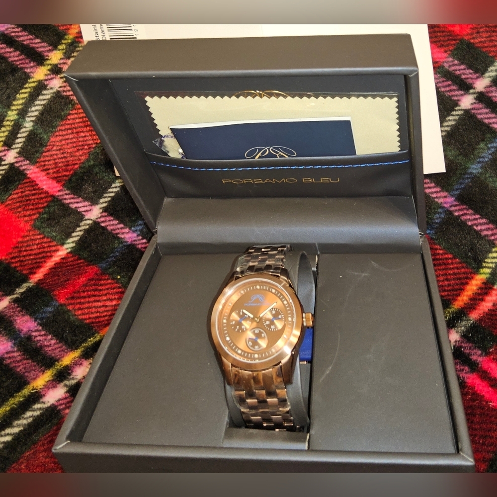 Porsamo Bleu "DIANA" Diamond Bracelet Watch, "Roman Goddess?!!"  ⏬️🏹